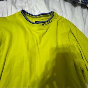 green stussy long sleeve T